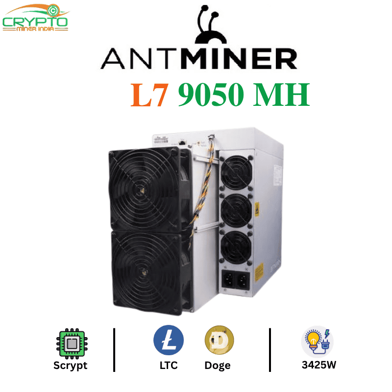 Bitmain Antminer L7 9050 Mh/s CRYPTO MINER INDIA Antminer L7 9050mh